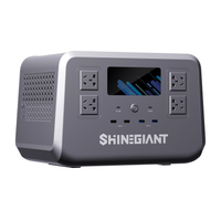 Shinegiant SG500P I טעינה אלחוטית I 500W 500Wh LiFePO4 סוללה תחנת כוח ניידת